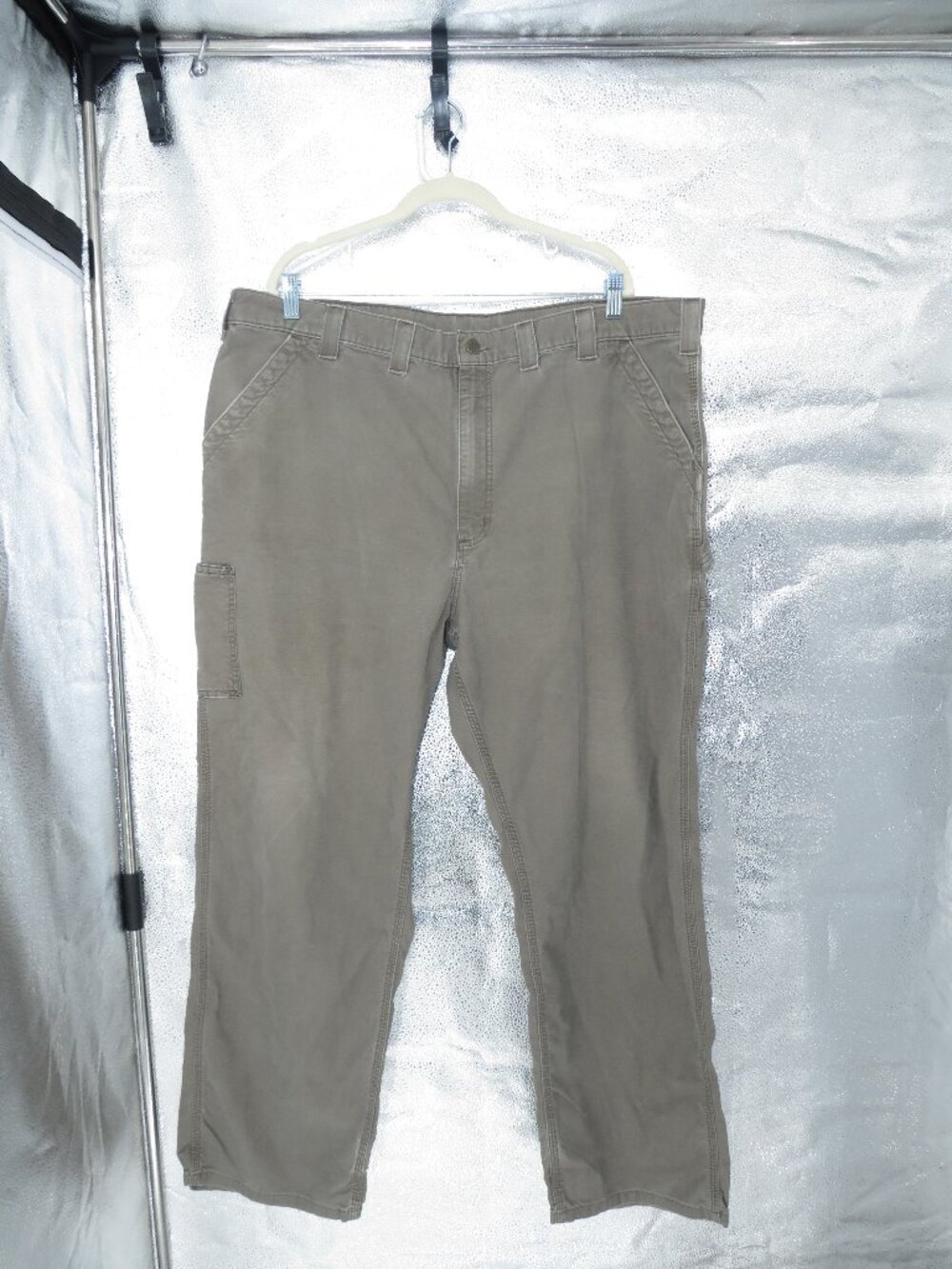 Carhartt Workwear Pants Mens 46x31 Vintage Brown Canvas Utility Pants Gorpcore